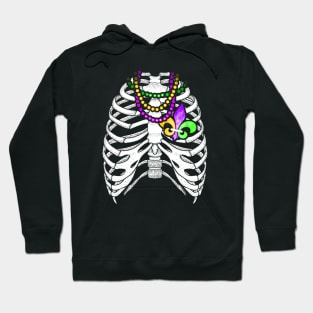 Mardi Gras Skeleton Hoodie